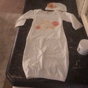 Infant littler Sister with Matching Hat